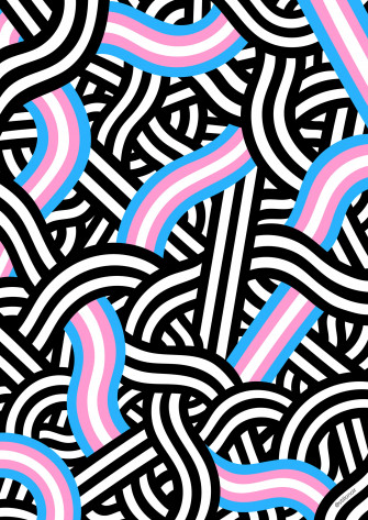 Pride Flag Background Stillo Noir