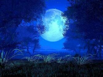 Blue Moon Wallpaper
