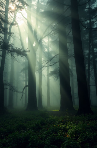 Foggy Forest Wallpaper