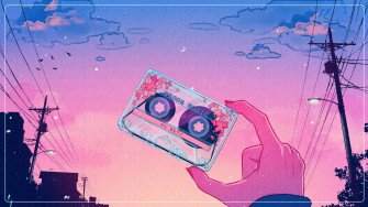 Soothing Vintage Music Aesthetic Wallpaper