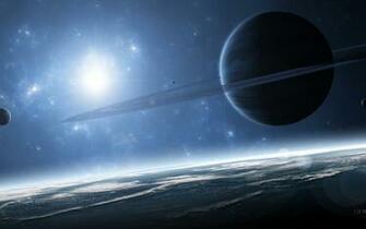 Planetary Ring Computer Wallpaper Desktop Background