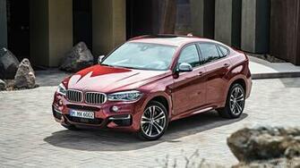 Bmw X6 M50d Flamenco Red Front HD Wallpaper