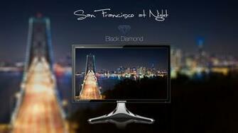 San Francisco At Night By Blackdiamondone