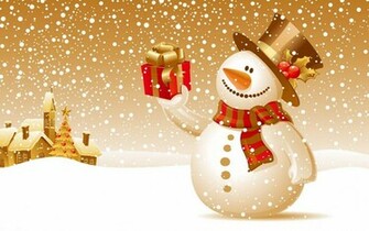 Snowman Wallpaper Desktop