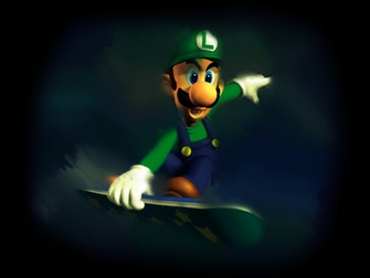 Luigi Wallpaper HD Base