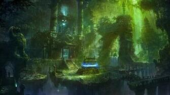 Wallpaper Tomb Castle Ladder Debris