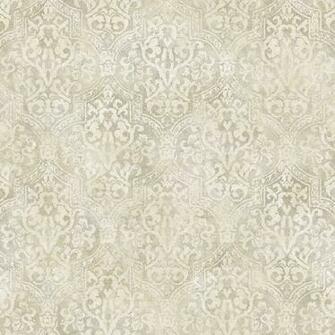Show Details For Frederick Light Grey Quatrefoil Medallion