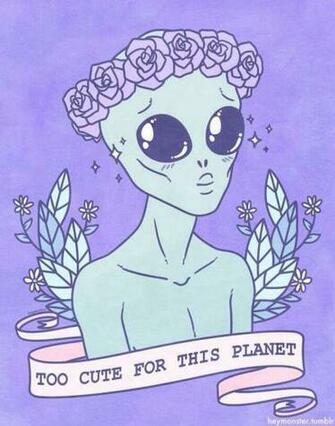 Alien Cute And Grunge Image Aesthetic Pastel Wallpaper