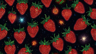 Demure Strawberry Desktop Wallpaper Of Your Choice