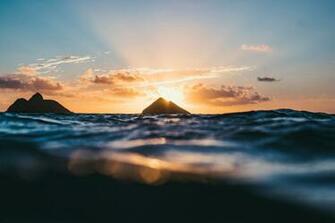 HD Background Light Sunrise Lanikai