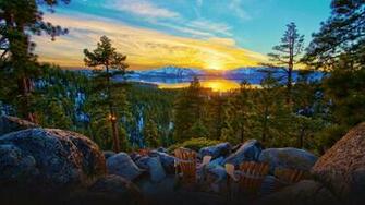 At Lake Tahoe High Quality And Resolution Wallpaper