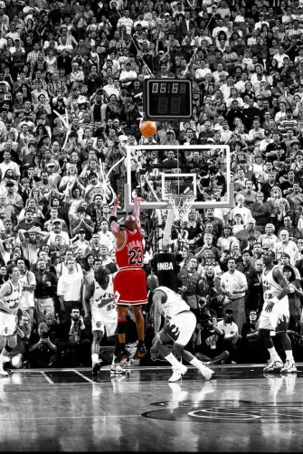 Michael Jordan Shooting HD Wallpaper For iPhone