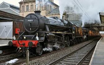 Train Transport Steam Engine Vehicle Railroad Wallpaper