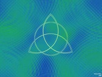 Triquetra Wicca Desktop Door Wallpaper