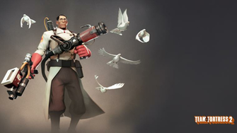 Doves Medic Wallpaper Tf2 Team Fortress