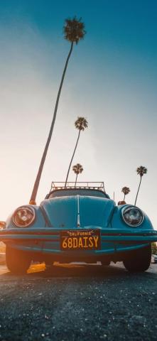 Vintage Car Wallpaper For iPhone Pro Max X