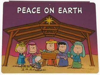 Peanuts Gang Nativity Wall Decor Snoopn4pnuts