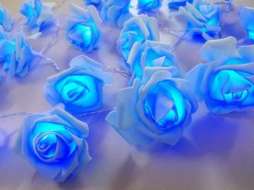 Amazon Fantasee Led Rose Flower String Lights Battery