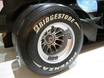 Bridgestone Potenza F1 Rear Tire Wallpaper
