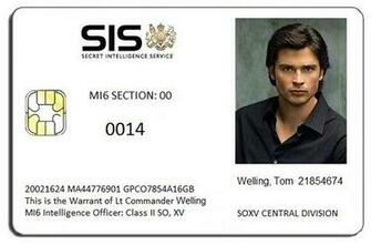 Smallville Image Tom Welling Mi6 Id Card Wallpaper And