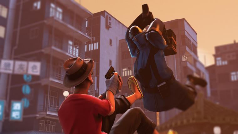 Scout Vs Pyro Gif By Michael Guimaraes Gfycat