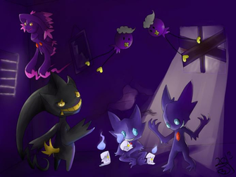 Pokemon Ghost Type By Angry Moth Noises