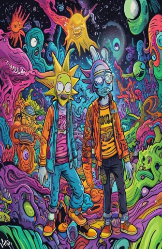 Supreme Rick And Morty Wallpaper