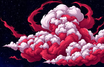 Akatsuki Clouds HD Wallpaper