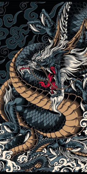 Dragon Wallpaper iPhone Japanese