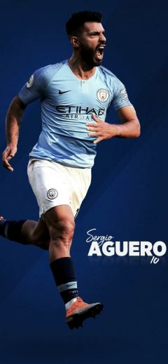 Sergio Aguero Wallpaper iPhone Xs Max Mcfc Mancity
