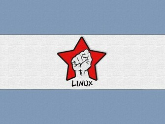 Socialist Wallpaper Linux Fist