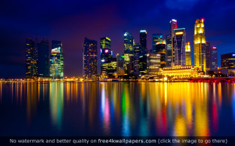 Marina Bay Singapore 4k Wallpaper City Skyline