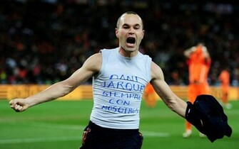Football Andres Iniesta New Nice HD Wallpaper