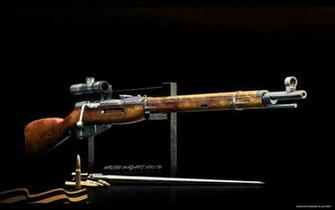 Wallpaper Sniper Rifle Mosin Weapons Rendering Weapon