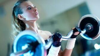 Women Exercise In Gym For Fitness HD Wallpaper Stylish