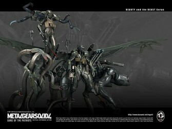 Metal Gear Solid A Bela E Fera Papel De Parede Sobre