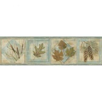 Chesapeake Seminole Greenleaf Wallpaper Border Tll01582b The