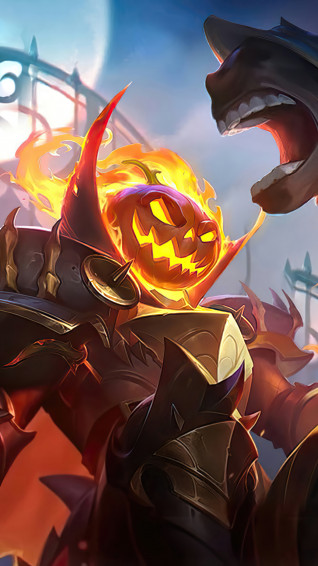 Leomord Jack O Lantern Mobile Legends Skin HD 4k Wallpaper