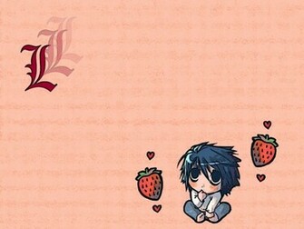 Chibi L Wallpaper