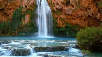 Waterfalls Havasu Of Arizona Scenery World City
