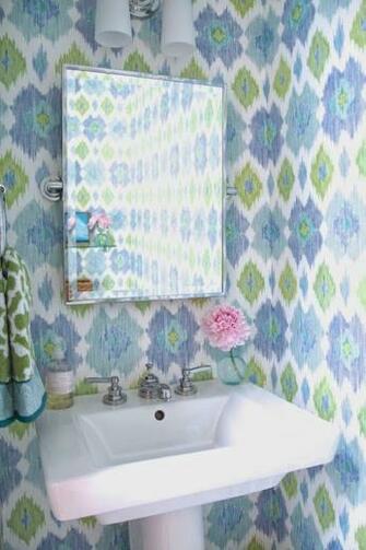 Thibaut Bimini Ikat Wallpaper