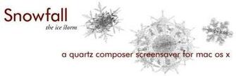 Top Screensaver Snowflake Os X