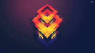 Blurry Shapes Wallpaper Abstract