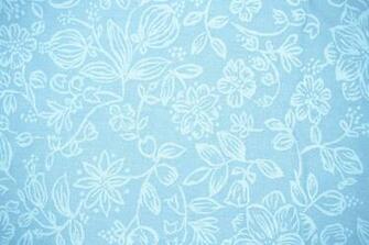 Baby Blue Fabric With Floral Pattern Texture Picture Photograph