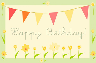 Printable Happy BirtHDay Greeting Card Gartenparty