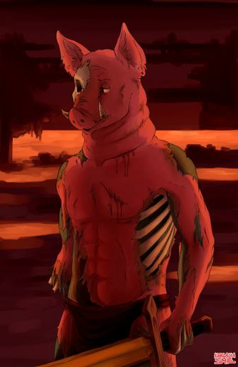 Zombie Pigman Painting I Did In Minecraft