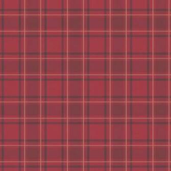 I Love Wallpaper Tartan Traditional Red From