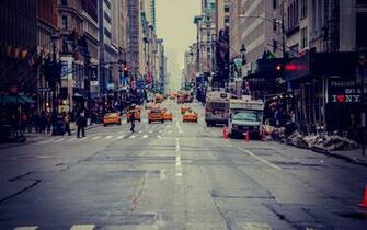 New York City Usa Street Taxi HD Wallpaper