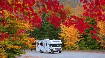 New England Rest Area In Foliage Season Monty S Rv Camping Pictures