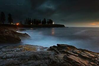 Image Taken At Sunrise With Kiama Lighthouse In The Background